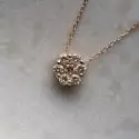 Collier Romane • Fleur diamants