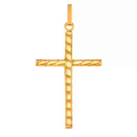 Pendentif Croix torsadée