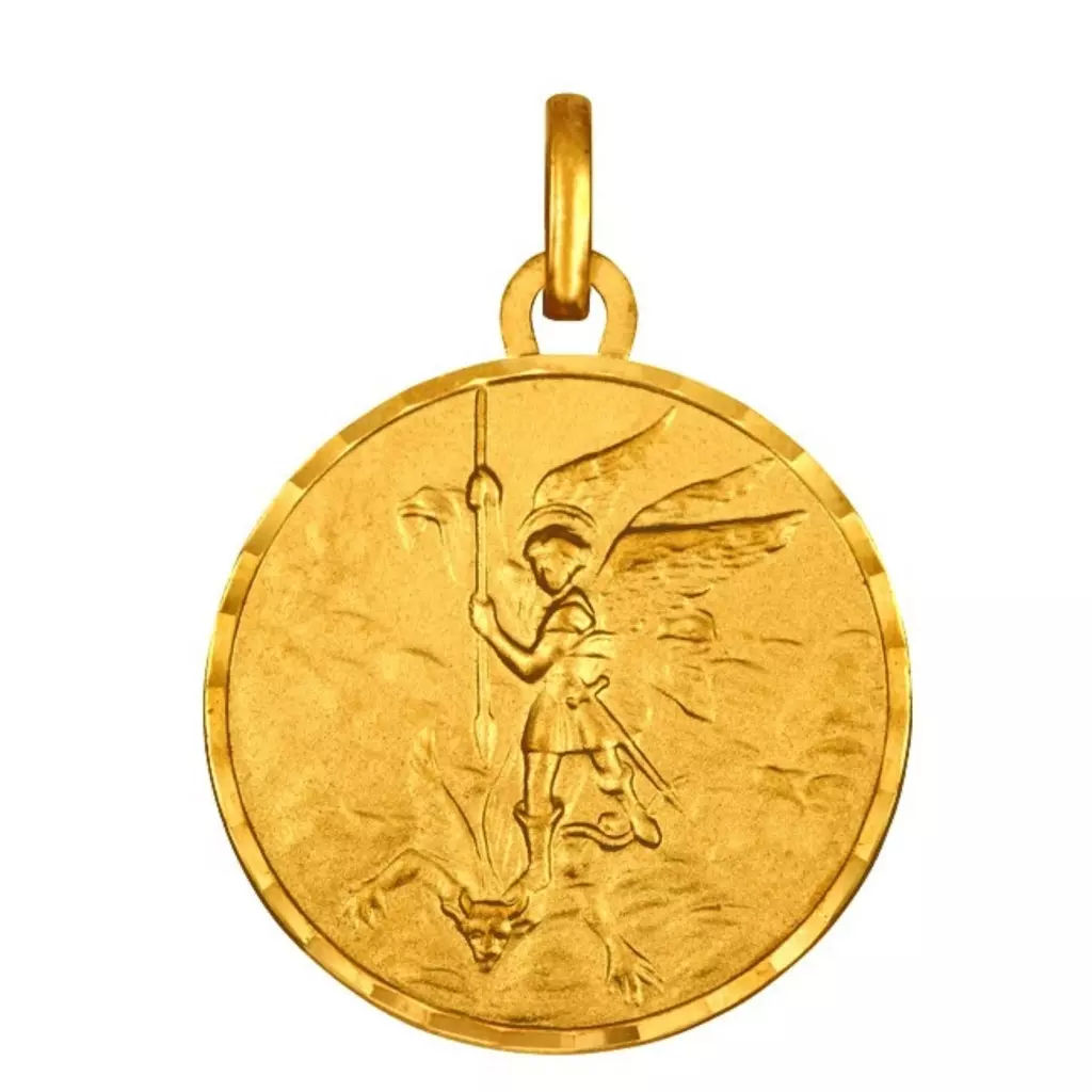 Médaille de baptême Saint Michel - Médaille de Saint - Maison la Couronne