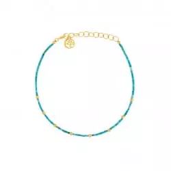 Bracelet Ysé • Turquoises et perles or