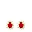 Boucle d'oreille diamants  - Boucles d'oreilles Léopoldine • Rubis - 0