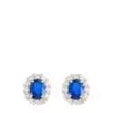 Boucle d'oreille diamants  - Boucles d'oreilles Isaure • Saphir - 0