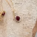  Colliers diamants  - Collier Léopoldine • Rubis - 2