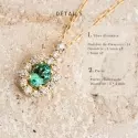  Colliers diamants  - Collier Augustine • Emeraude - 2