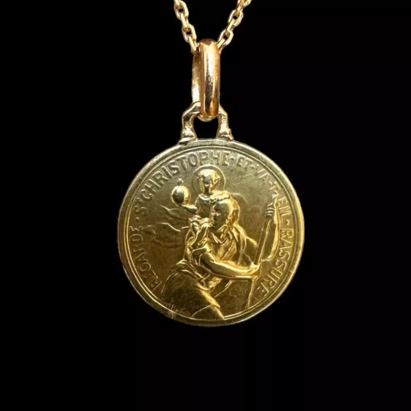 Collection Les Antiques - Médaille Saint Christophe