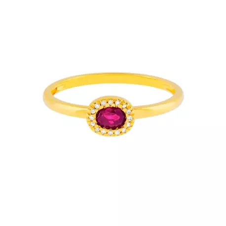 Bague Maelys •  Diamants et rubis