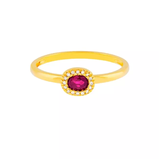 Bague Maelys •  Diamants et rubis