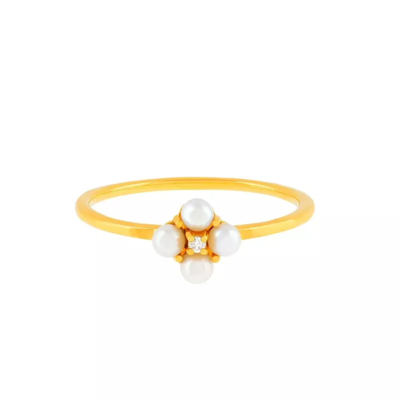 Bague - Bague Axelle • Perles et diamant