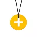  Médaille Esquisse - Pendentif Croix latine en or jaune - 3