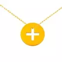  Médaille Esquisse - Pendentif Croix latine en or jaune - 4