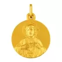 Médaille de Dévotion - Médaille Scapulaire 18mm - 0