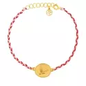 Bracelet sur cordon - Bracelet  • Galet colombe - 1