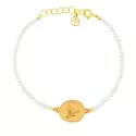 Bracelet sur cordon - Bracelet  • Galet colombe - 5