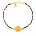 Bracelet sur cordon - Bracelet  • Galet colombe - 6