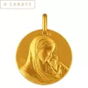 Médaille de baptême - Médaille Notre Dame de tendresse • Or 9 carats - 0