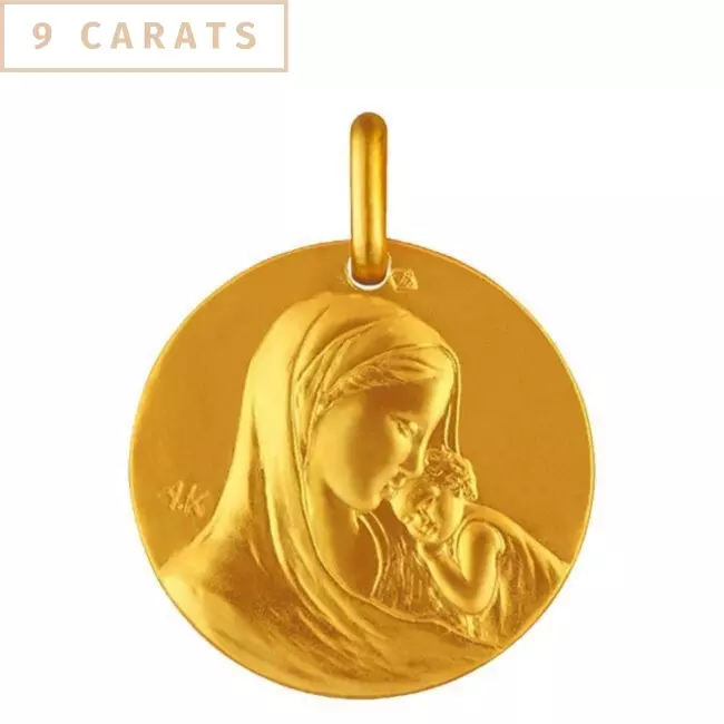 Médaille Notre Dame de tendresse • Or 9 carats