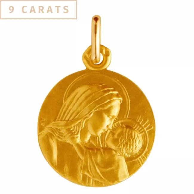 Médaille Notre Dame de la confiance • Or 9 carats